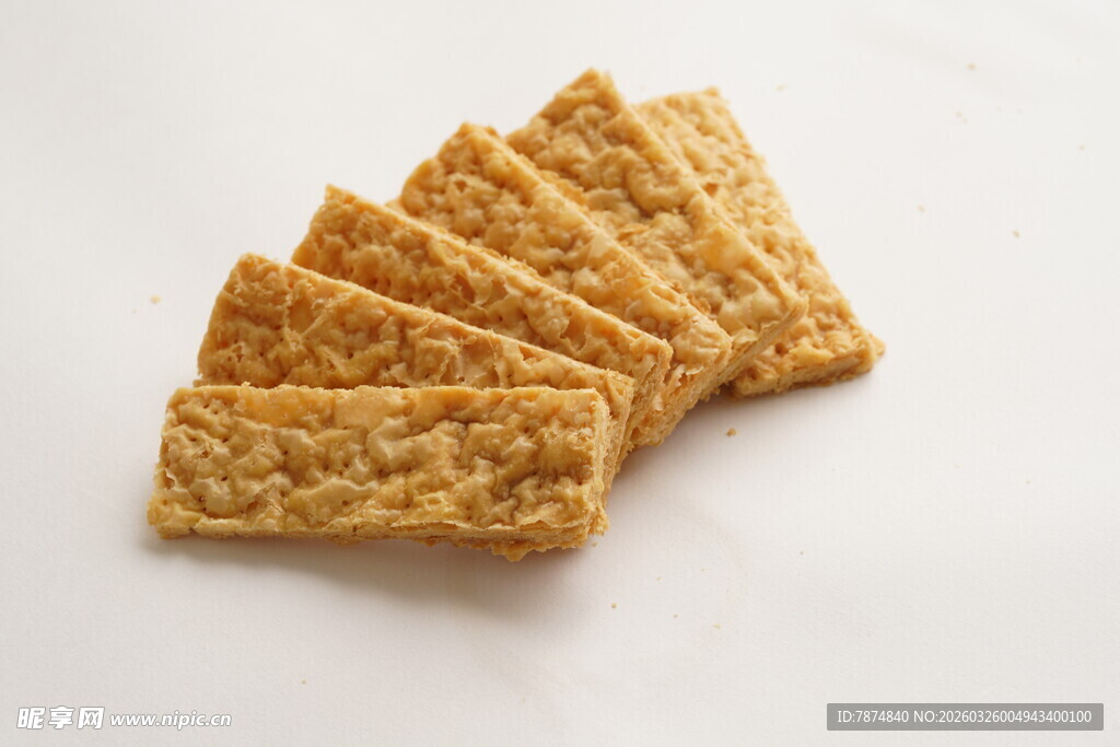 美味香脆方块饼干