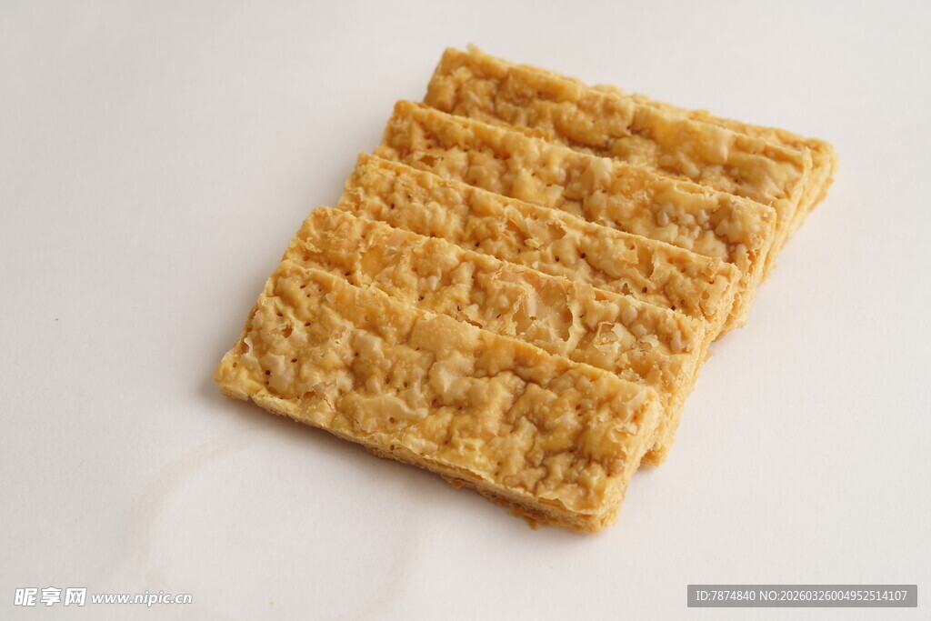 美味香脆米饼特写