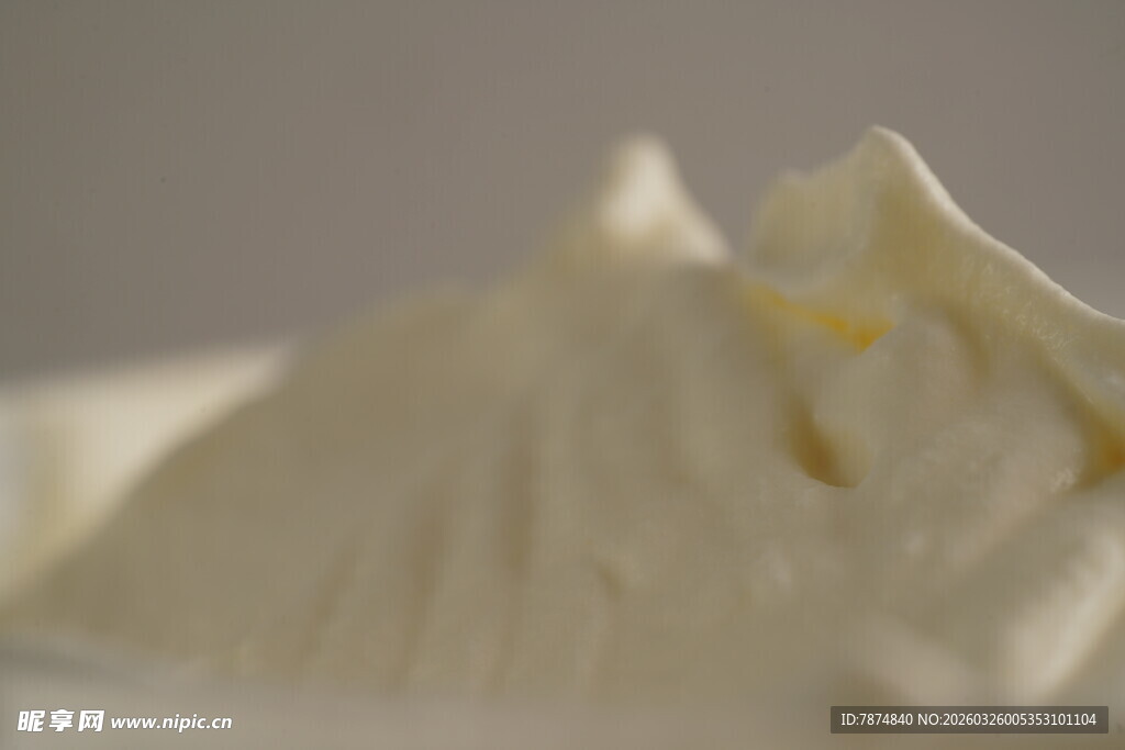 细腻蓬松的奶油