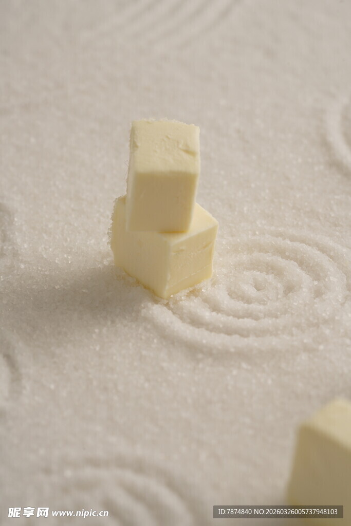 堆叠的奶酪方块