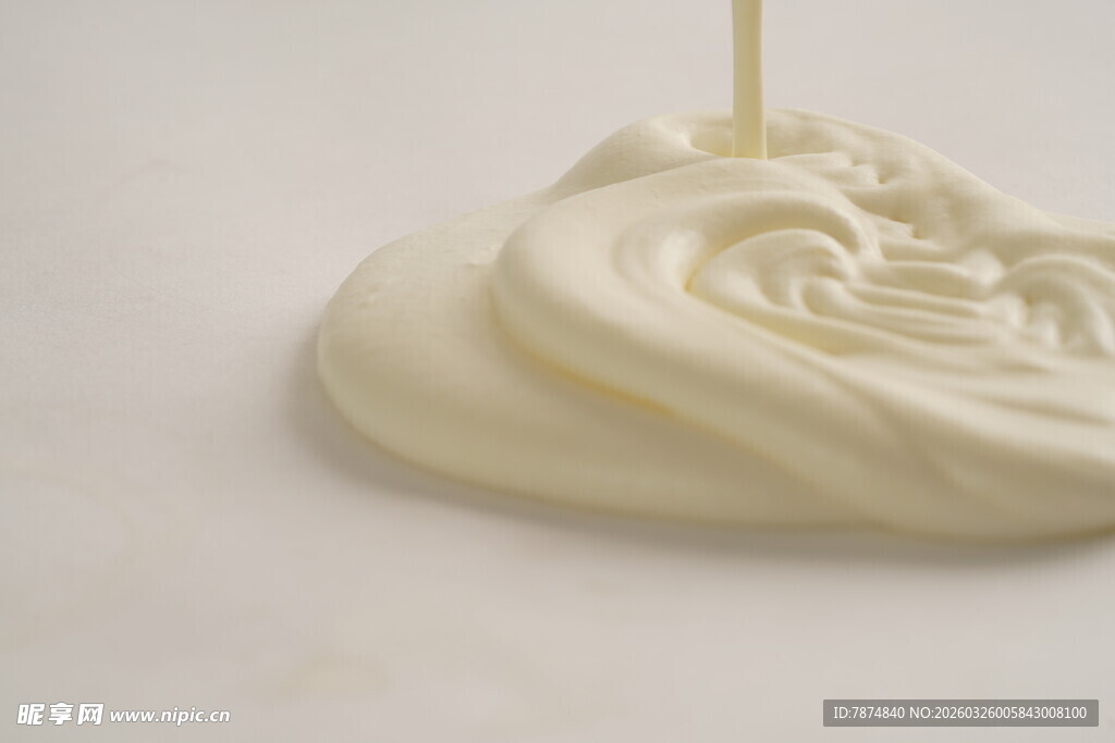 奶油流淌的绝美纹理