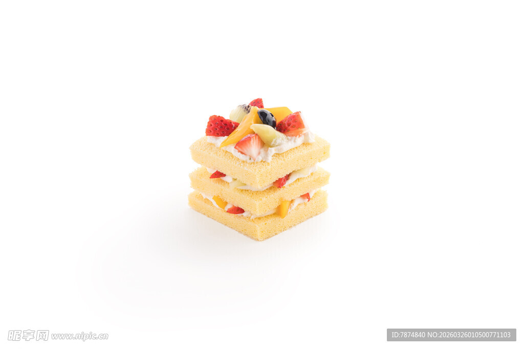 美味草莓夹心蛋糕