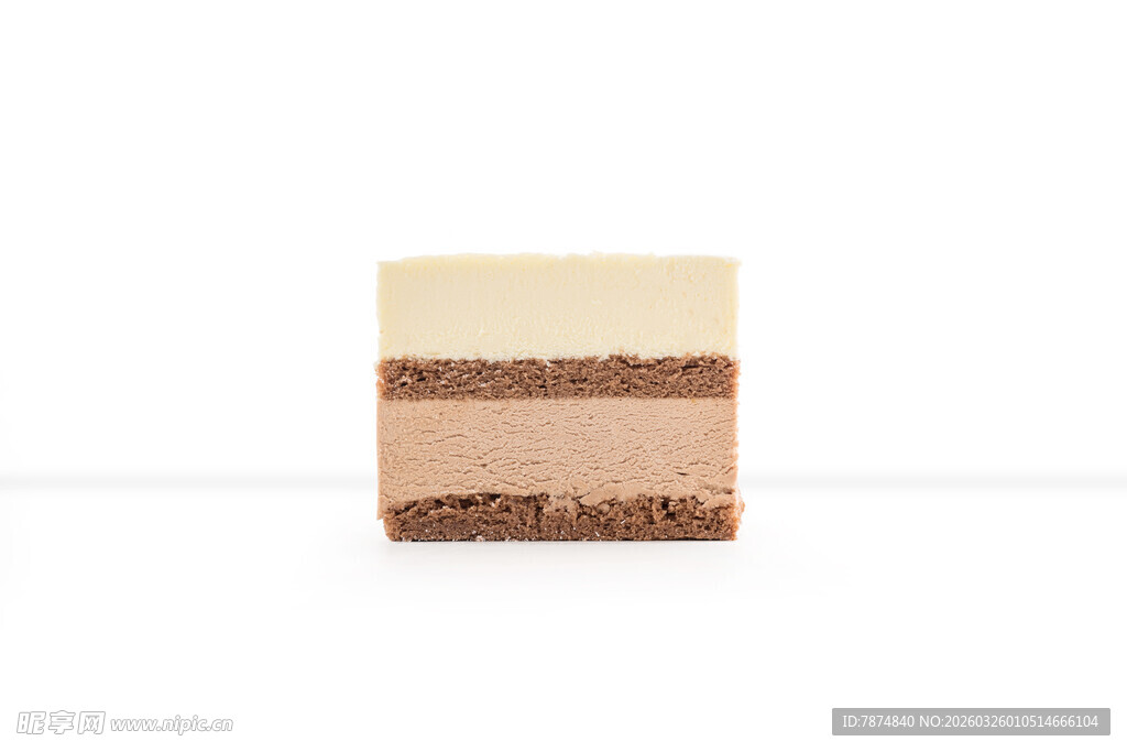 多层质感蛋糕切片展示