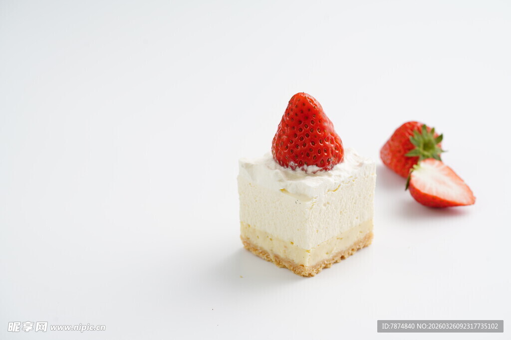 草莓芝士蛋糕 美味诱人