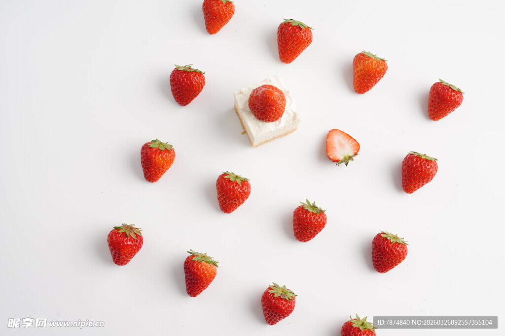 草莓与奶酪的清新组合