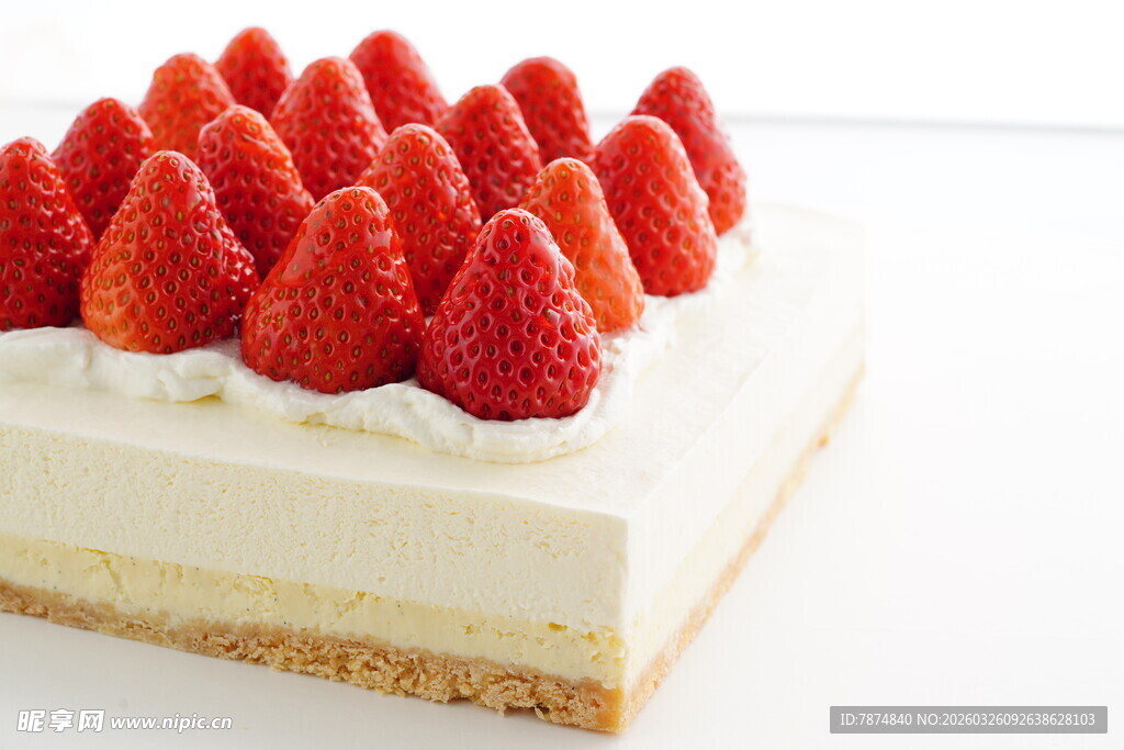 草莓芝士蛋糕 美味诱人