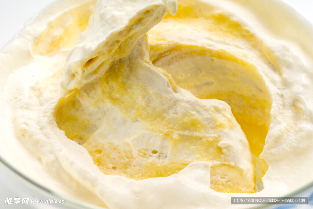 美味榴莲奶油特写
