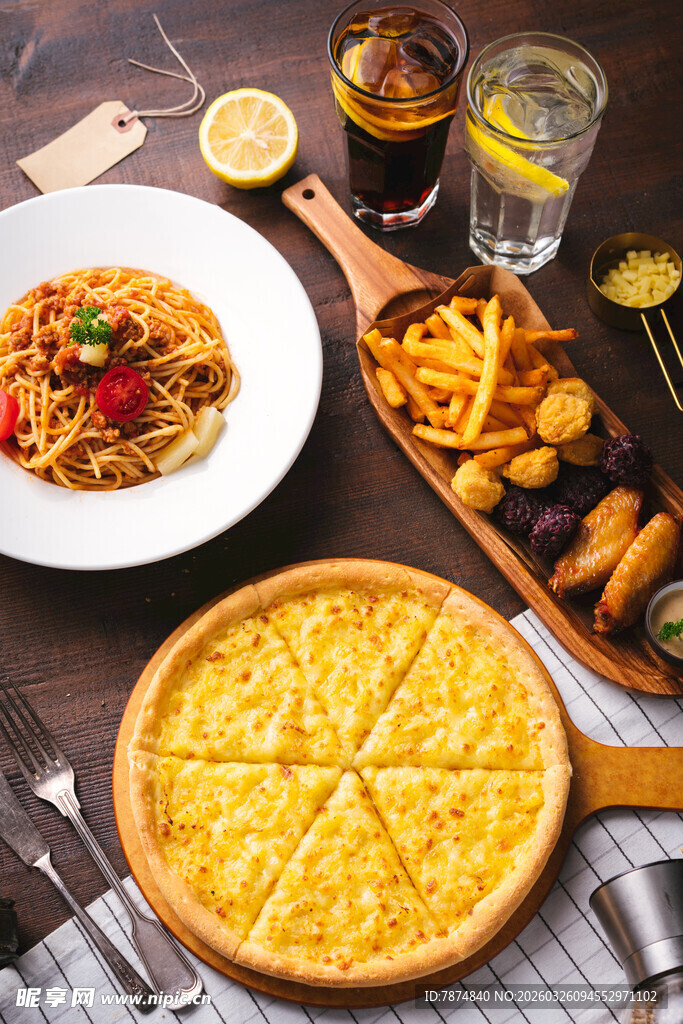 丰盛西式美食组合