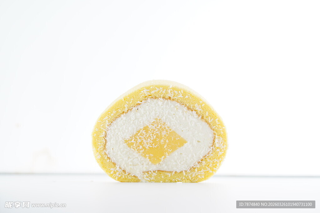 美味夹心蛋糕卷