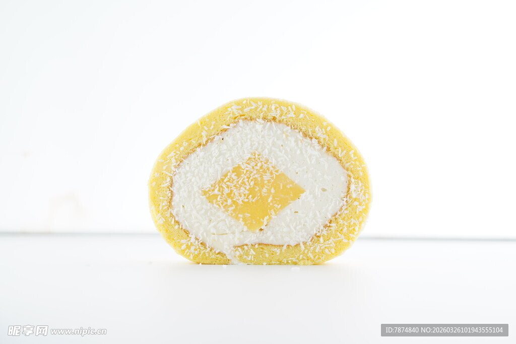 美味夹心蛋糕卷