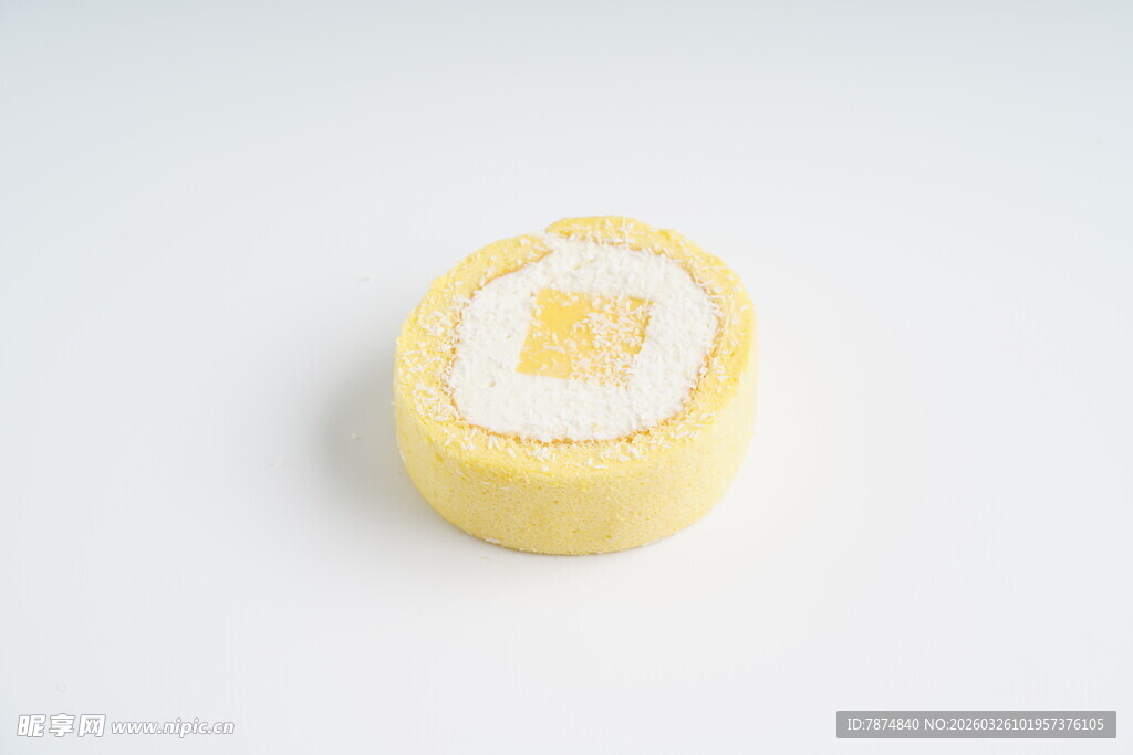 美味奶油蛋糕卷