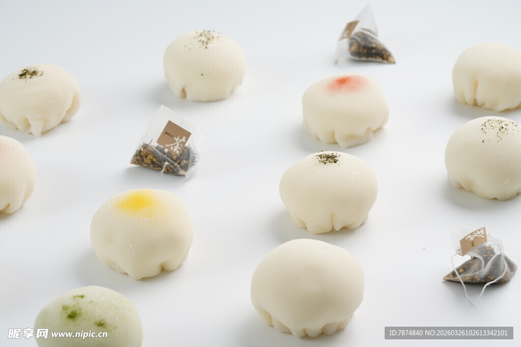 多样精致小点心展示