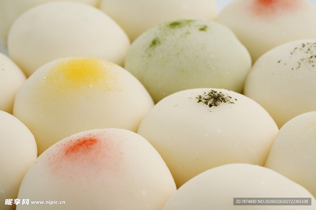 多彩传统糕点特写
