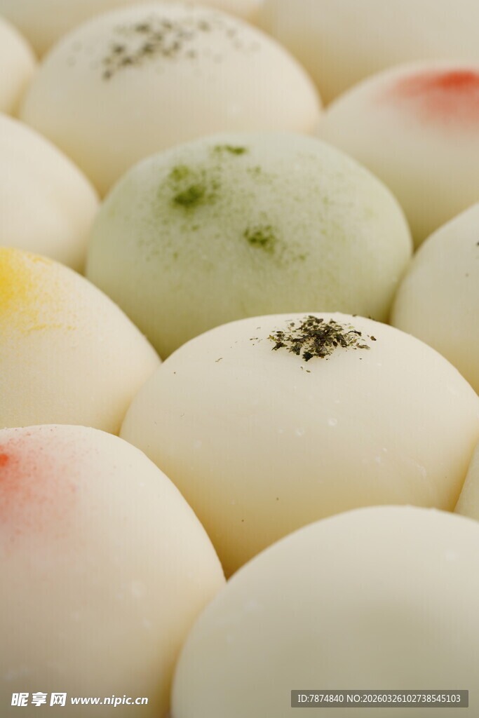 多彩美味糯米团子