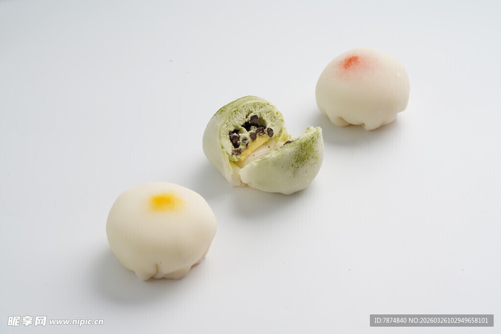 精致日式和果子展示