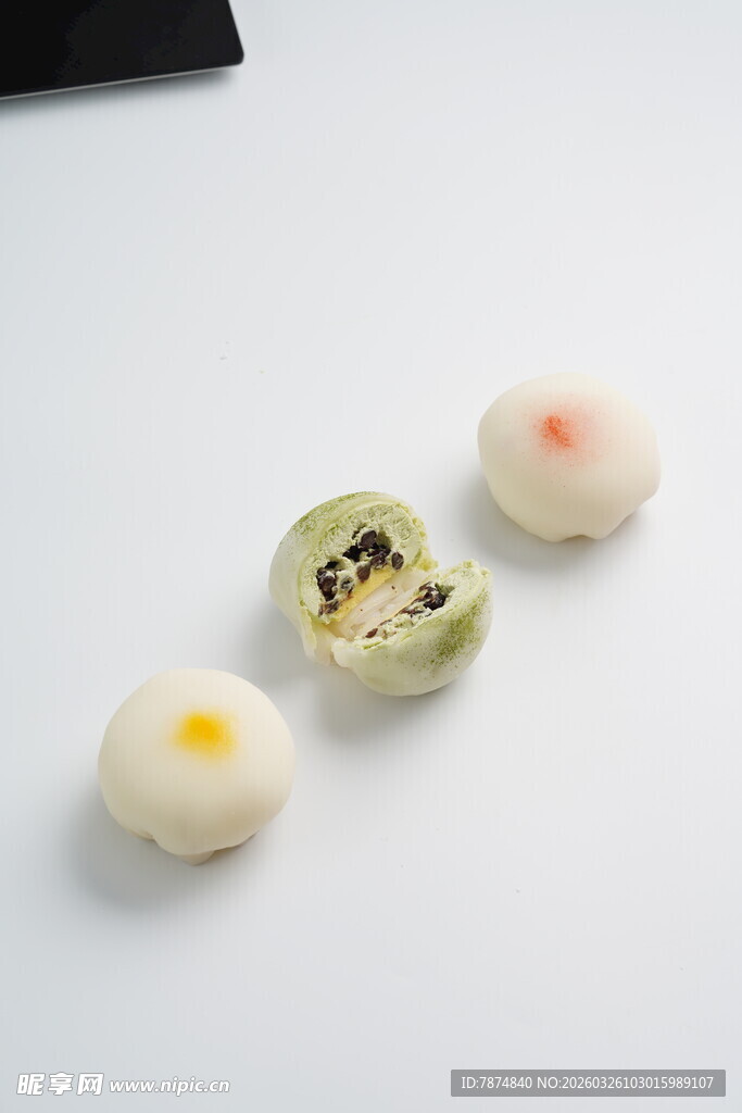 美味日式和果子甜点展示