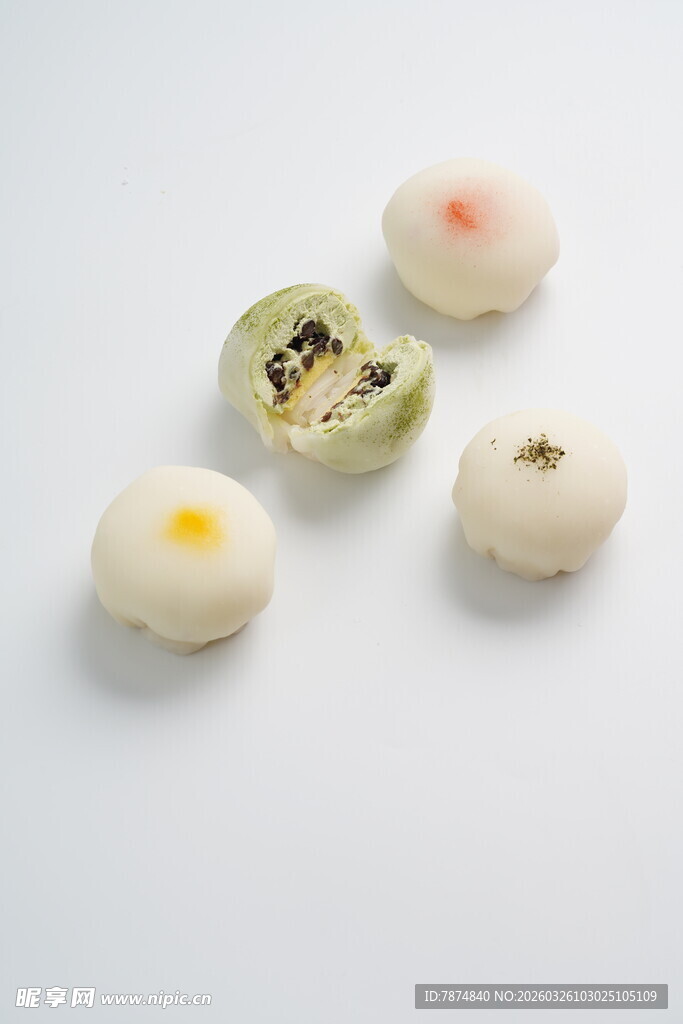 日式传统点心摆拍