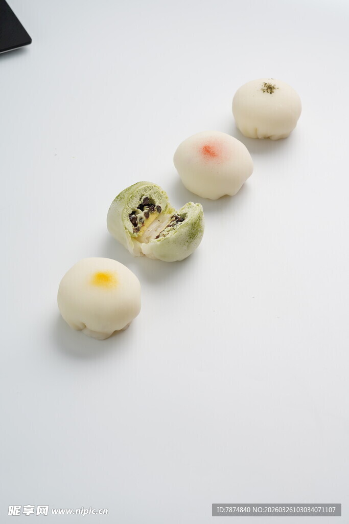 日式精致点心摆拍