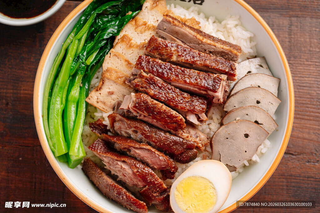 美味叉烧饭套餐