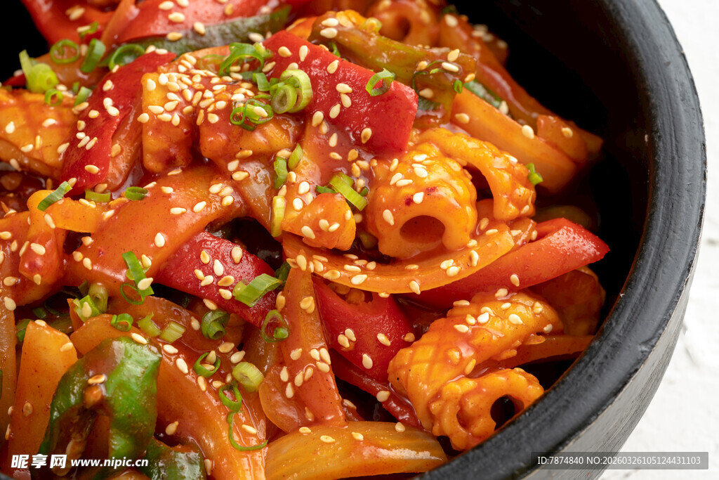 韩式辣酱拌鱿鱼