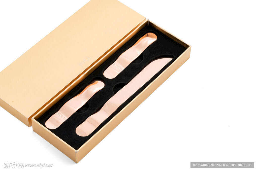 金色盒装美甲工具套装