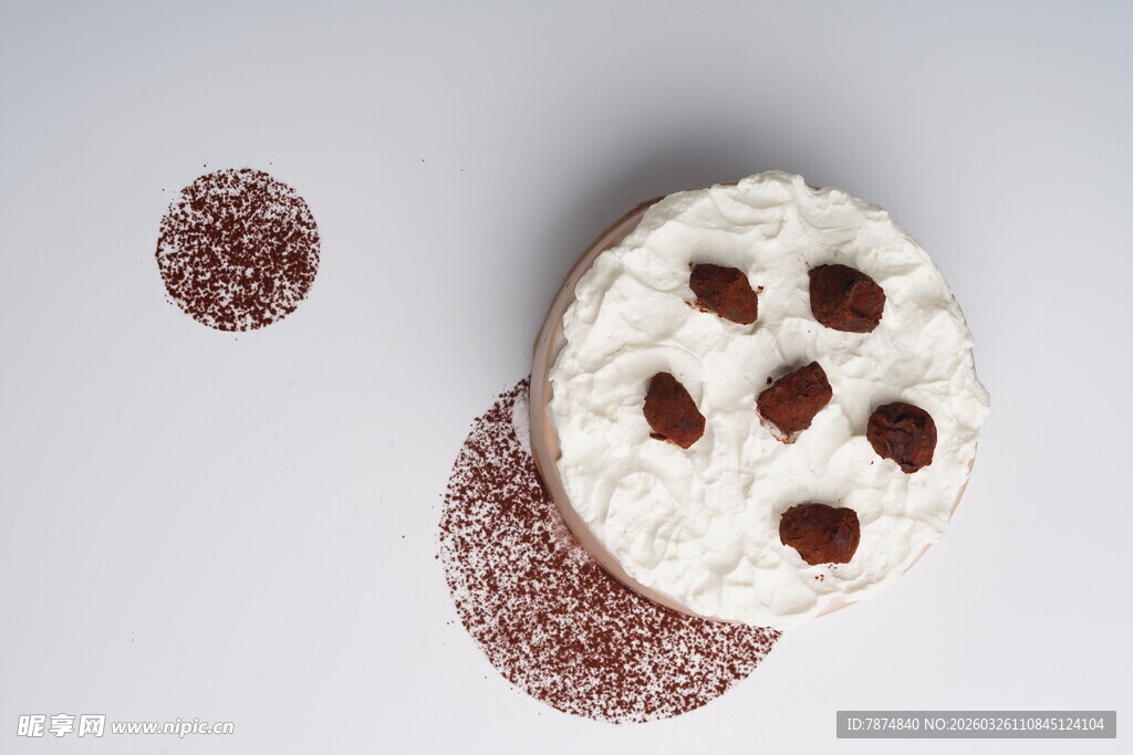 撒粉甜点 甜蜜诱人瞬间