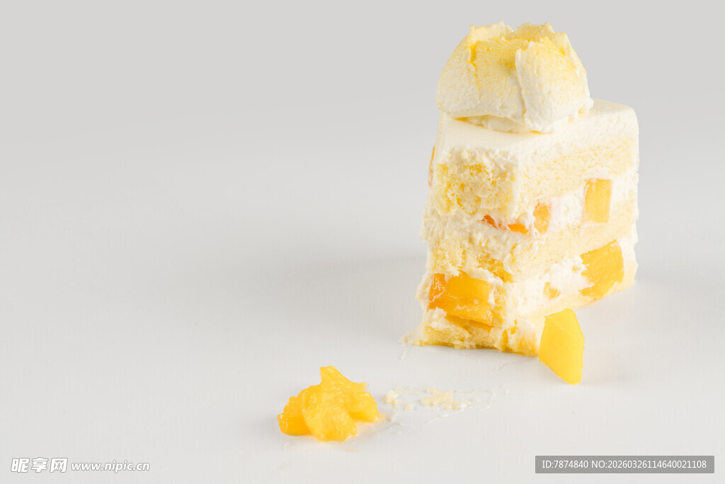 芒果风味冰淇淋块