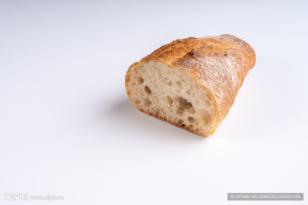 一块美味的法式面包