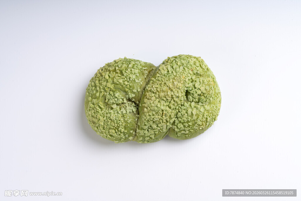 抹茶味环形糕点