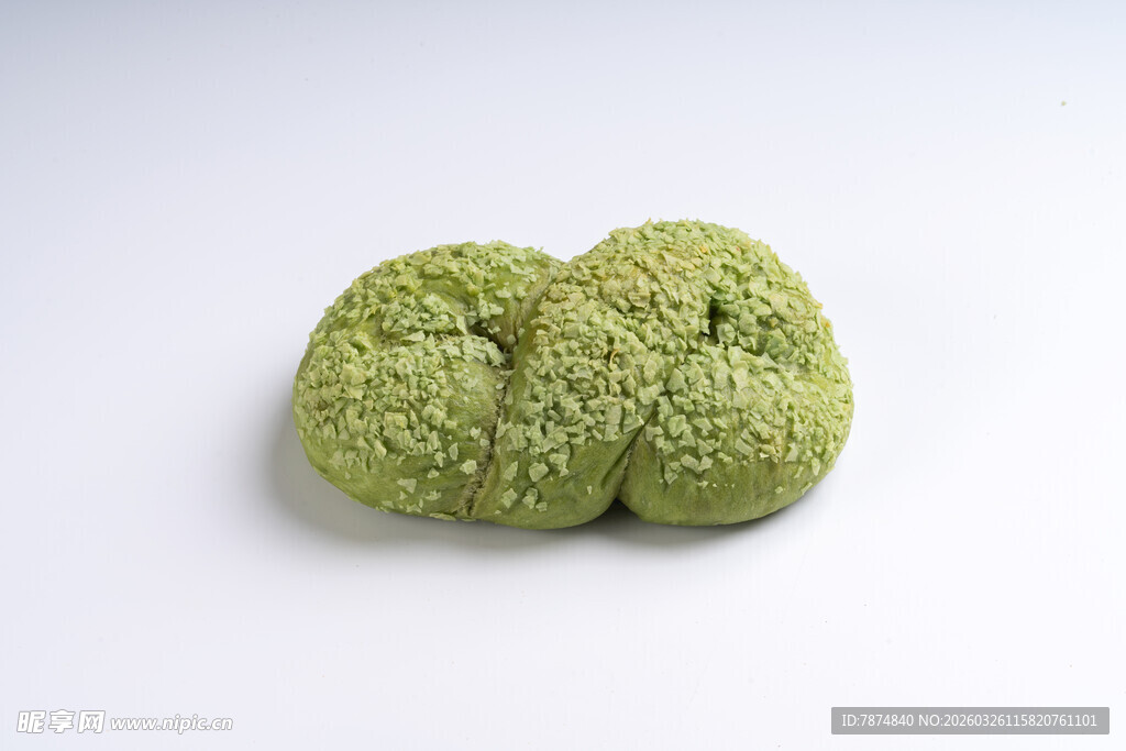 抹茶味环形糕点