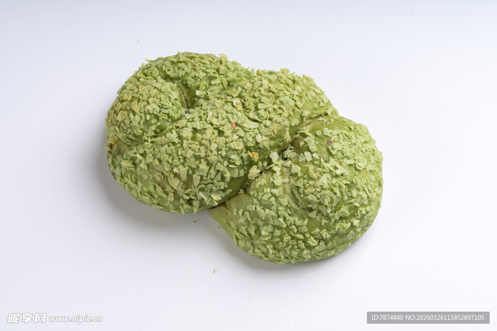 抹茶味环形糕点