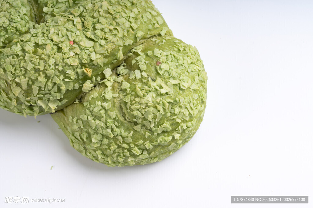 抹茶味酥脆面包