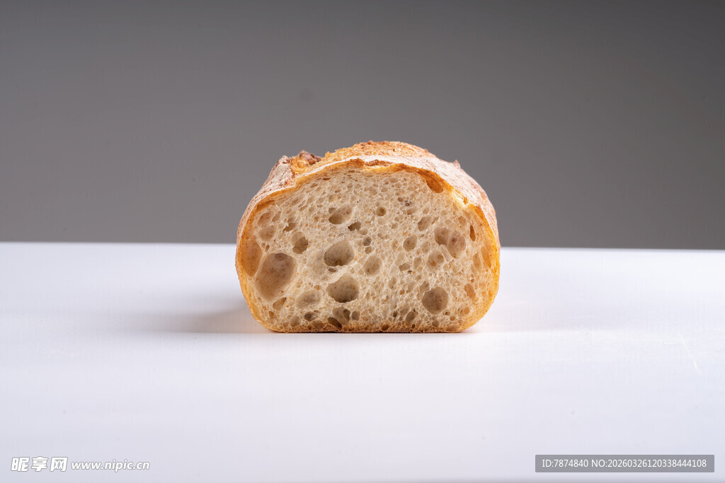 切片面包特写