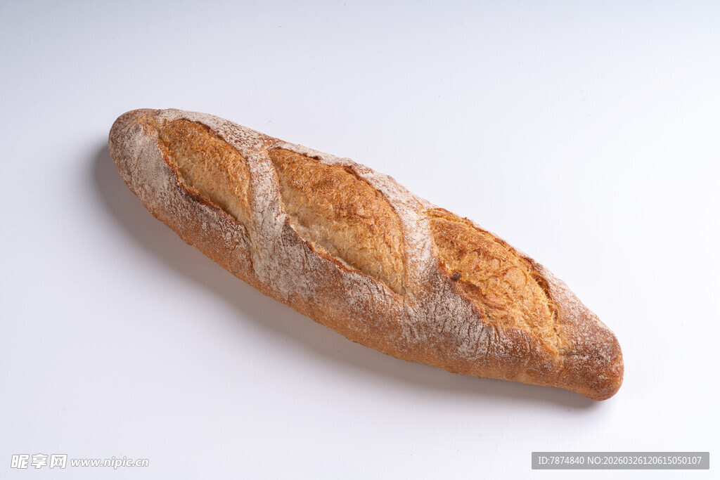 法式长棍面包特写