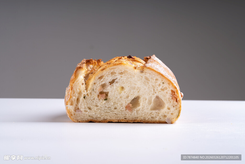 切片面包特写