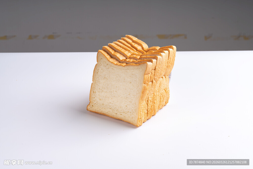 切片面包特写