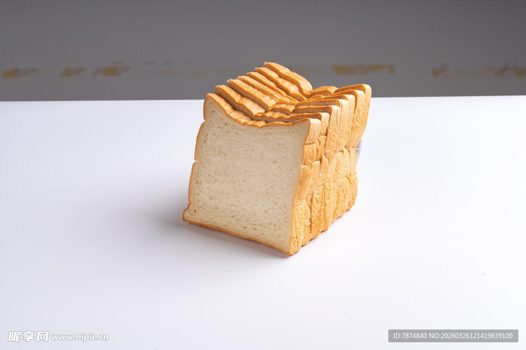 切片面包特写