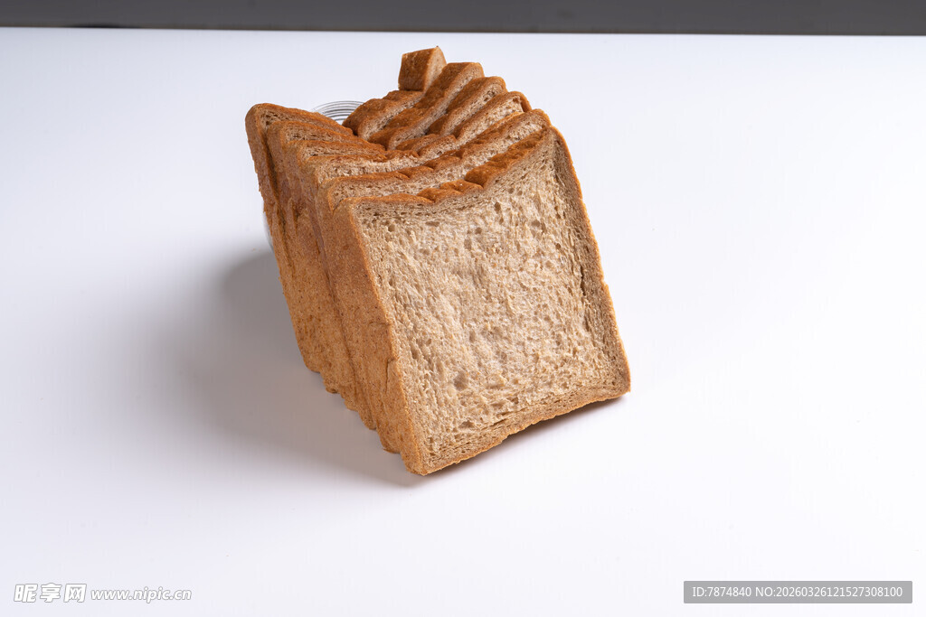 切片面包特写