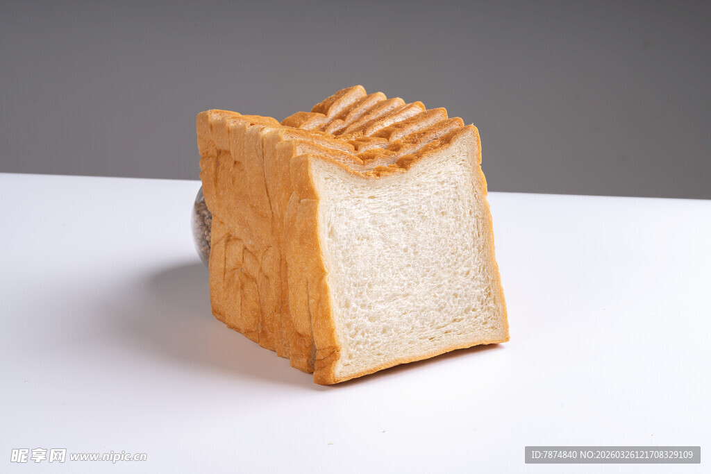 切片面包特写