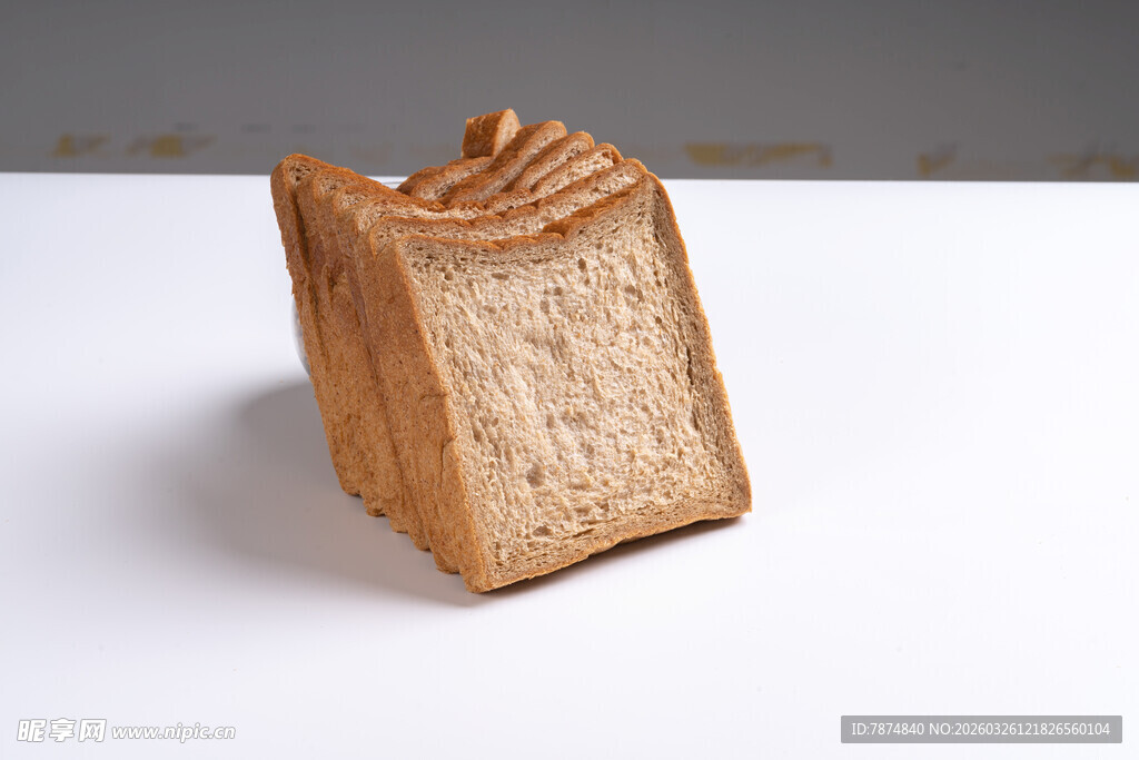 木质纹理面包造型摆件