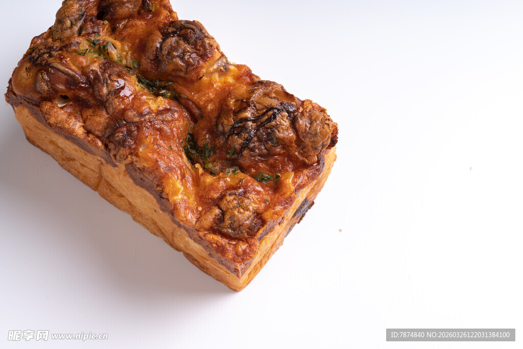 美味肉丸芝士焗烤面包