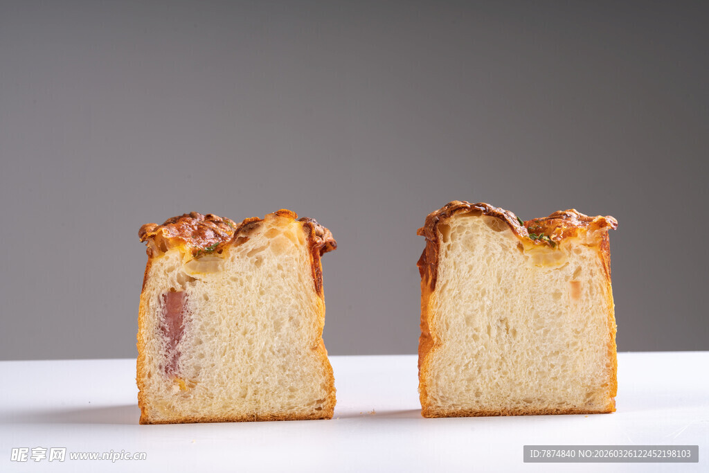 切片夹心蛋糕展示