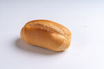 单个松软面包特写