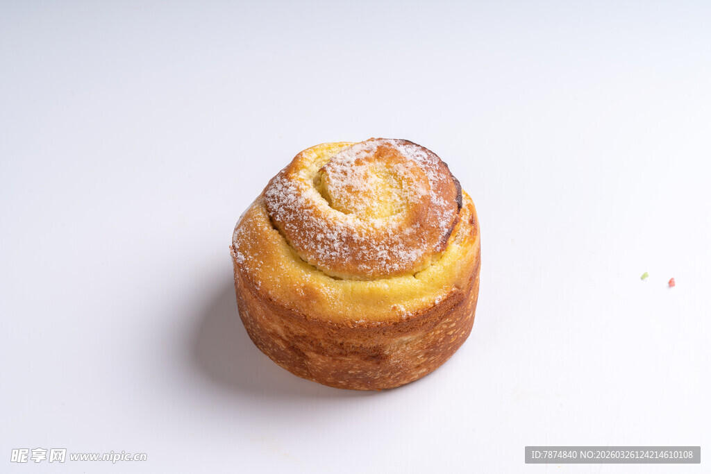 美味肉桂卷特写