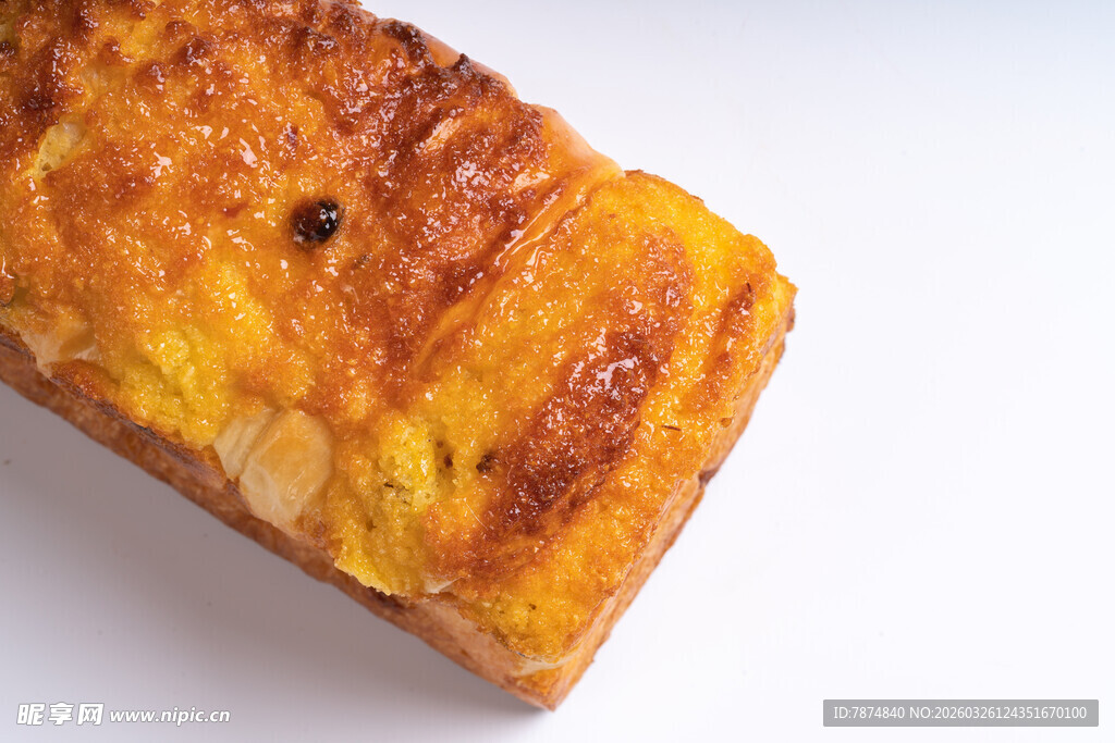 美味香脆的烤面包片