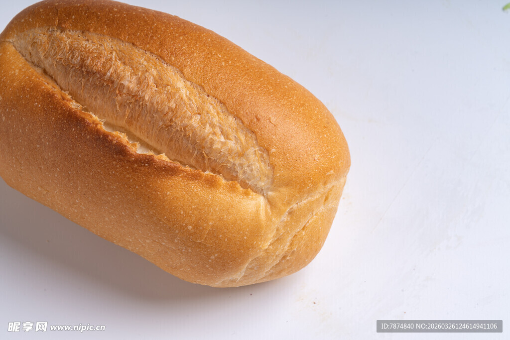 法式长棍面包特写