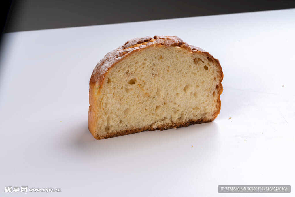切片面包特写
