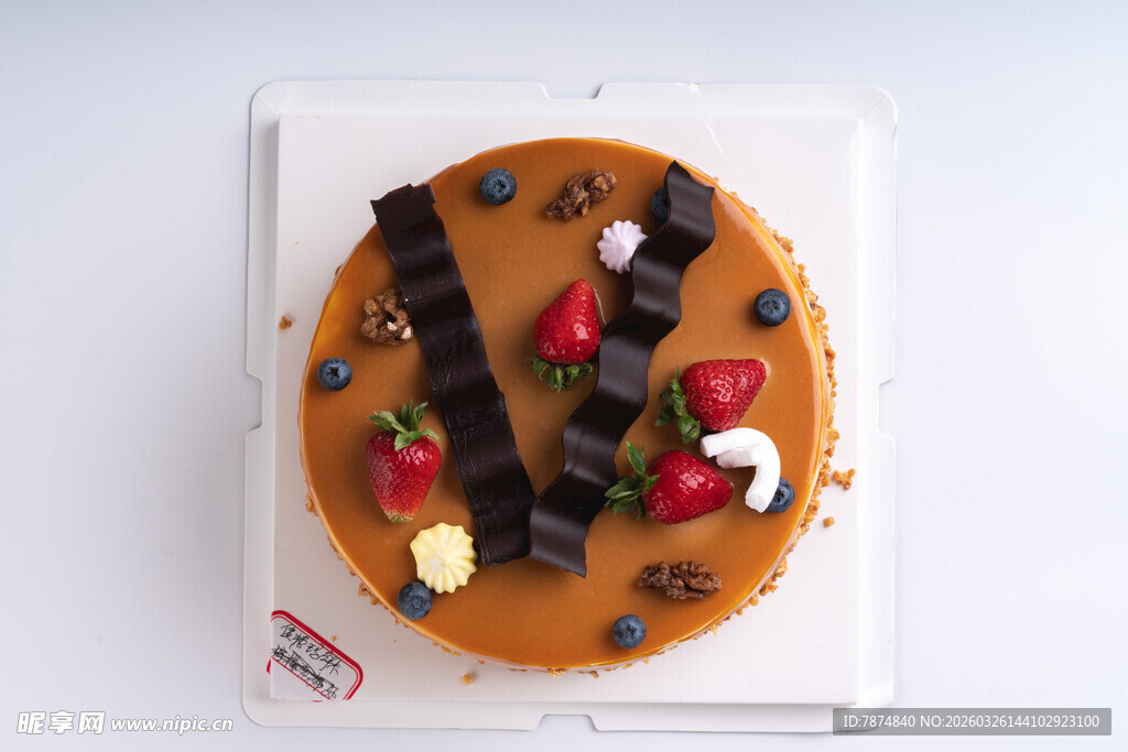 美味装饰蛋糕 精致诱人