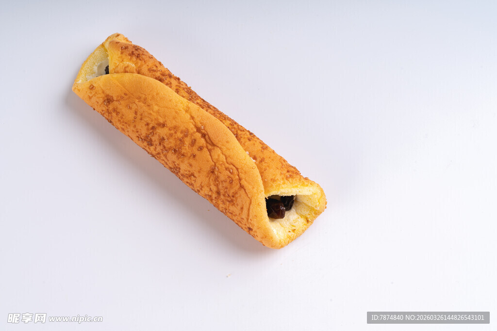 美味夹心面包卷