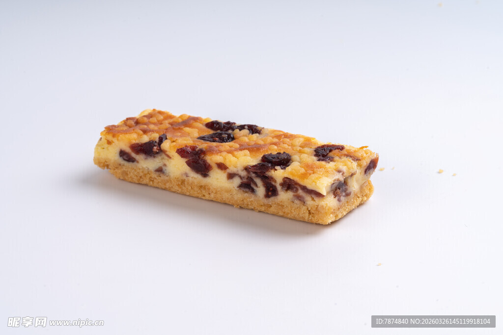 葡萄干夹心糕点